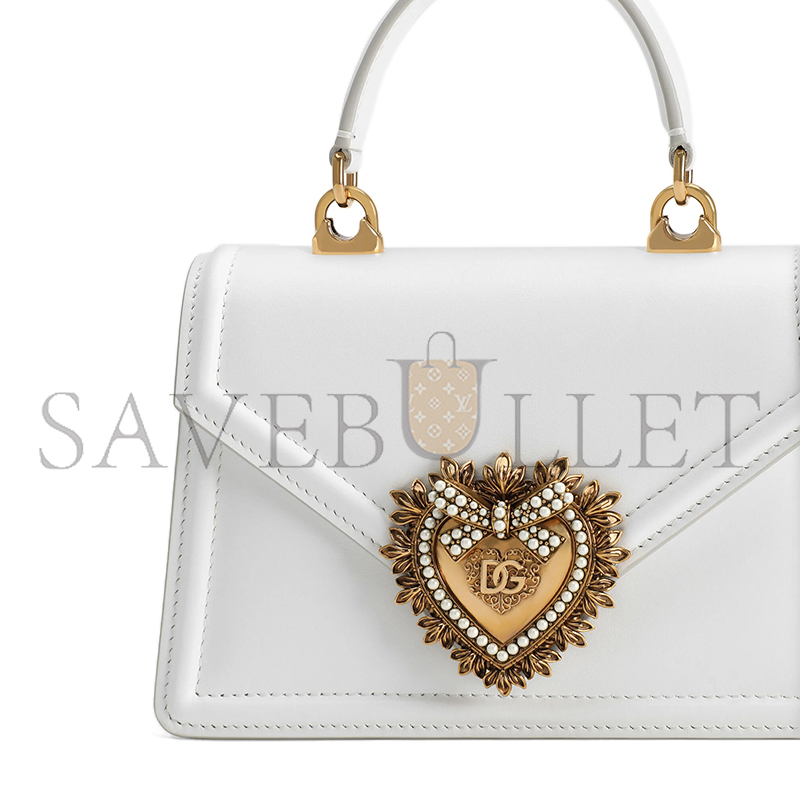 DOLCE GABBANA SMALL SMOOTH CALFSKIN DEVOTION BAG BB6711AV89380002 (19*13*4.5cm) DOLCE GABBANA SMALL SMOOTH CALFSKIN DEVOTION BAG BB6711AV89380002 (19*13*4.5cm)